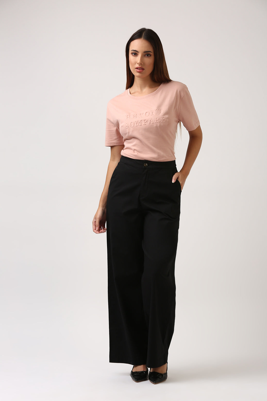 Great Comfort Pant-Wide Leg-Black