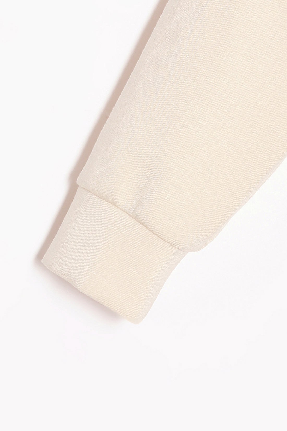 Beige Round Neck Sweatshirt