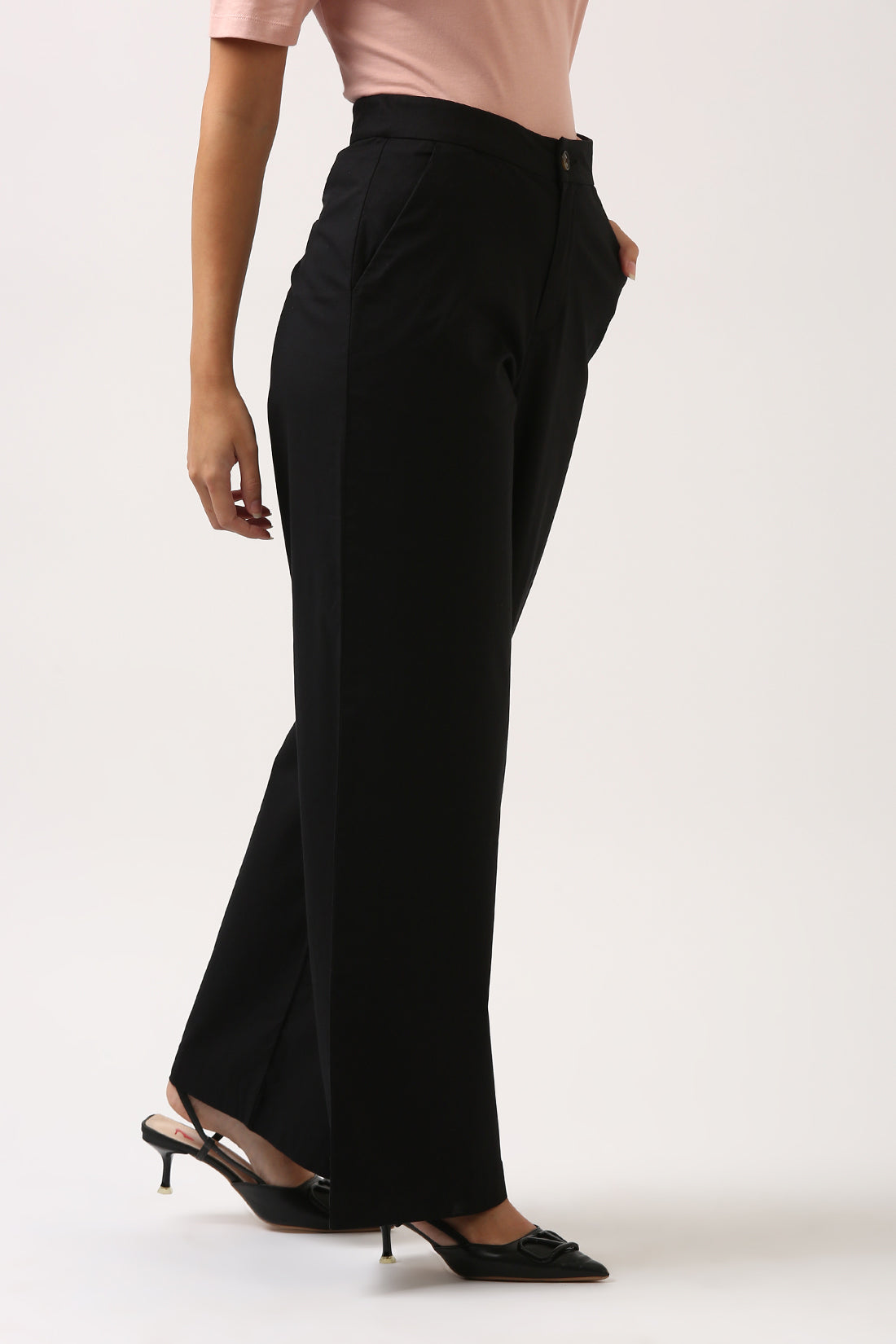 Great Comfort Pant-Wide Leg-Black