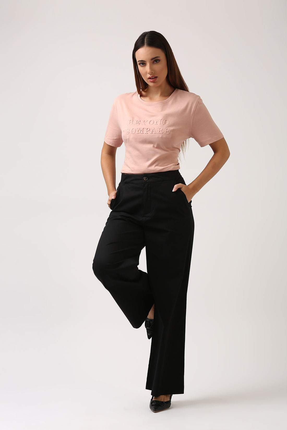 Great Comfort Pant-Wide Leg-Black