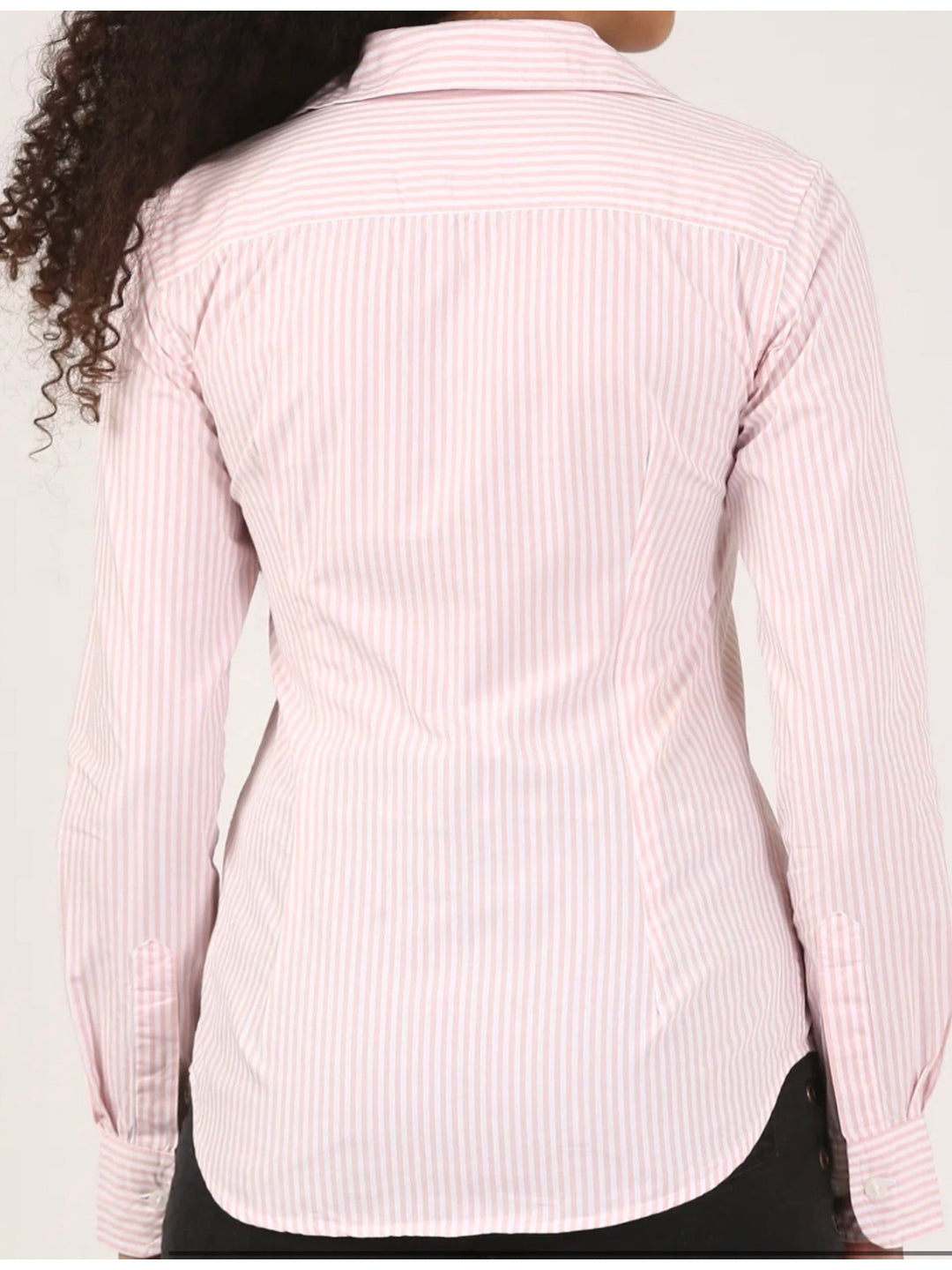90s Fitted Blush Stripe Shirt
