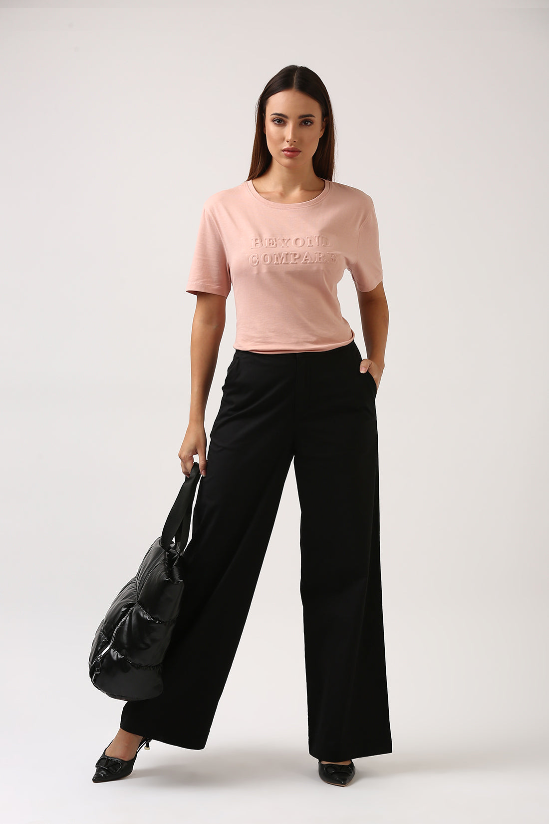 Great Comfort Pant-Wide Leg-Black