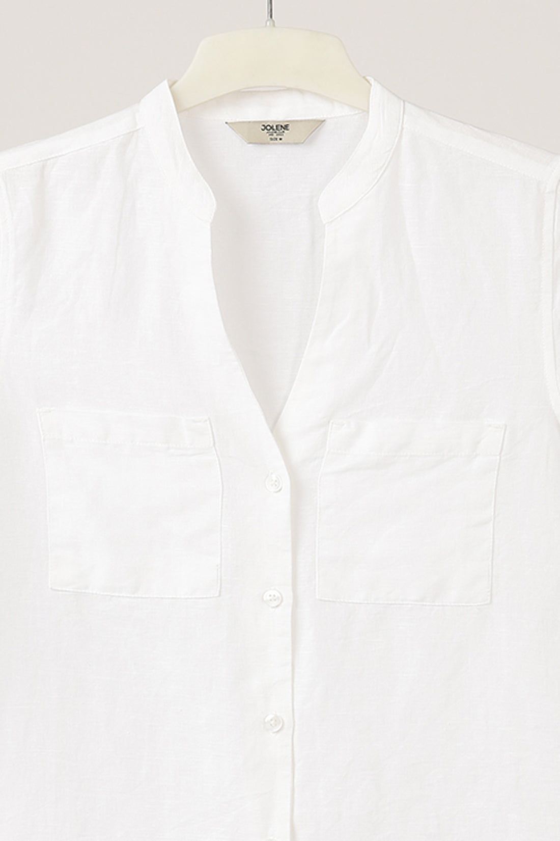 White Linen Casual Shirt