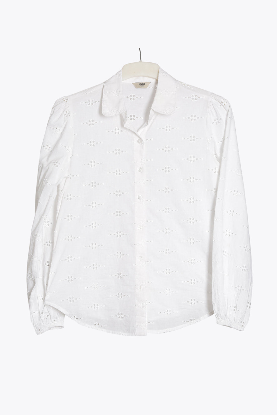 White Embroidered Shirt