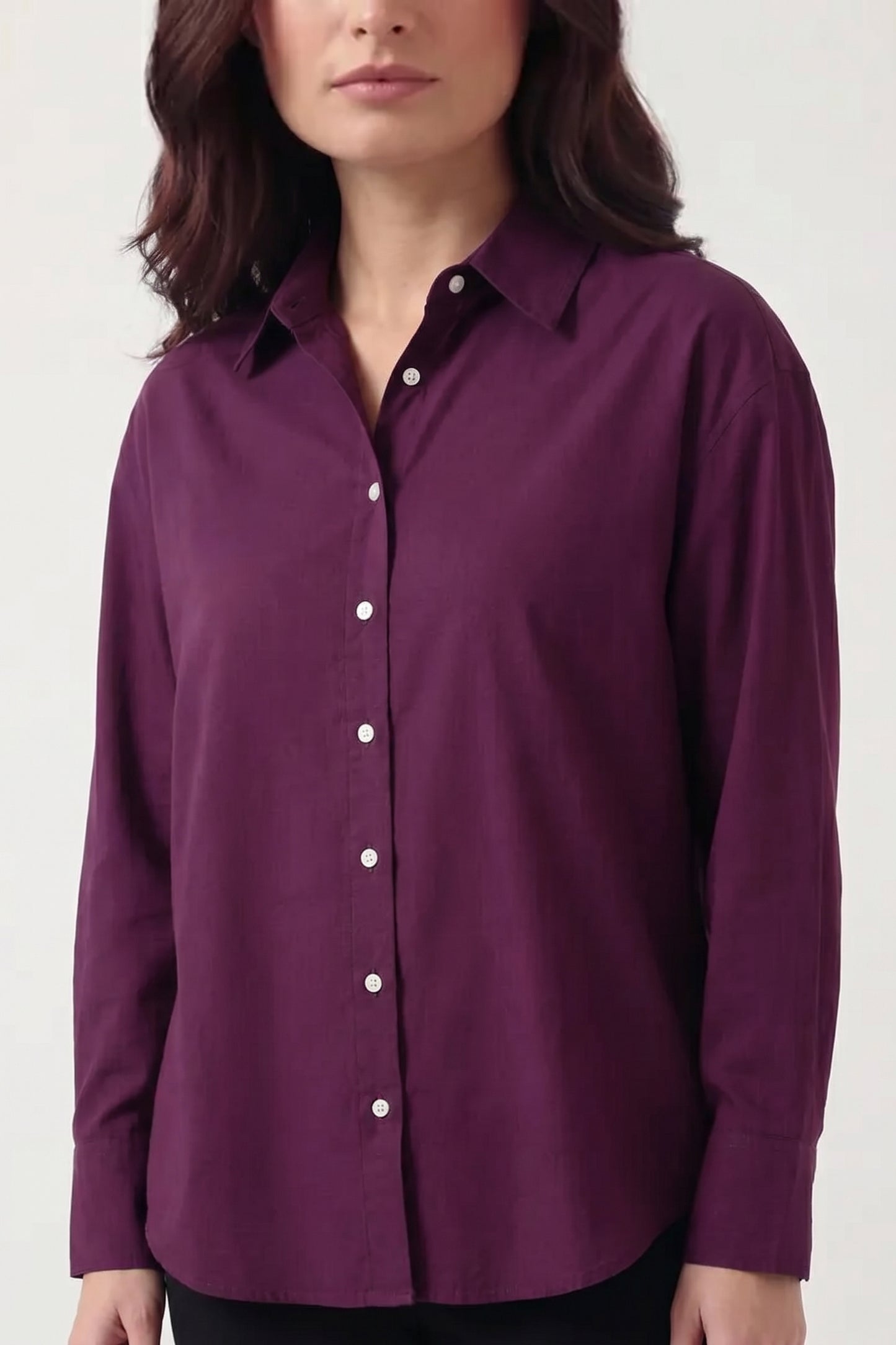 Carla Crinkle Viscose Oversize Fit Shirt