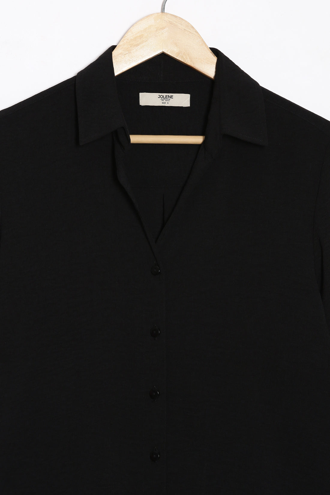 Black Bishop Sleeve Shirt