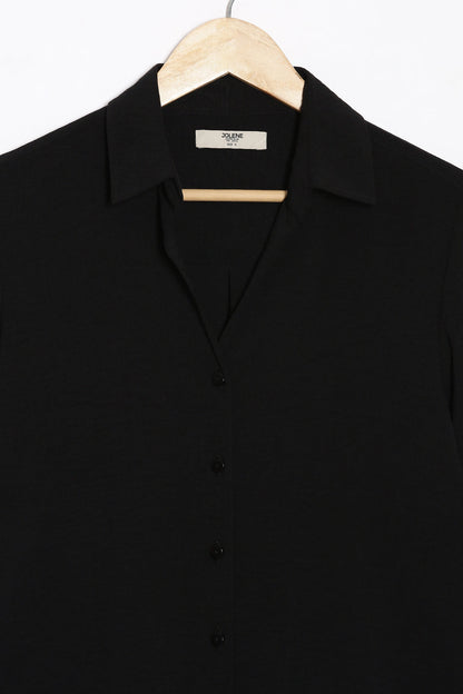 Black Bishop Sleeve Shirt