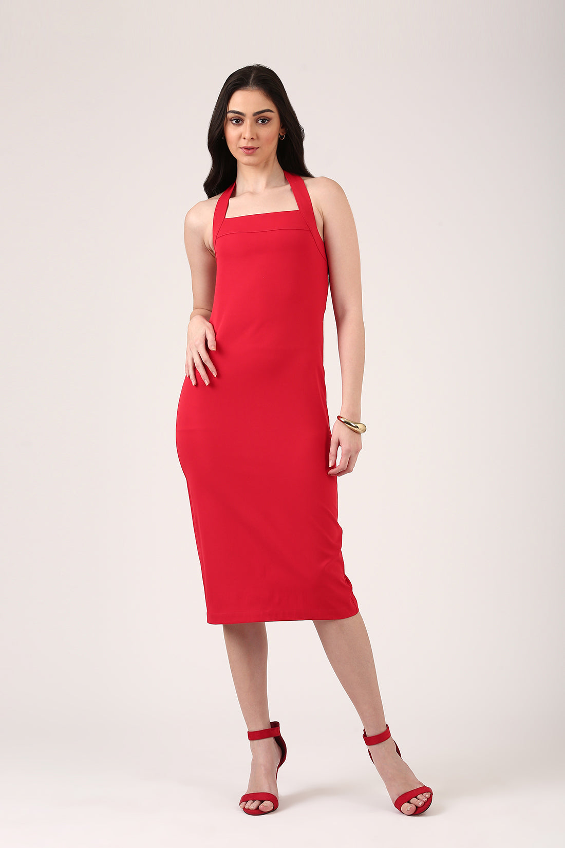 Rouge Halter Dress