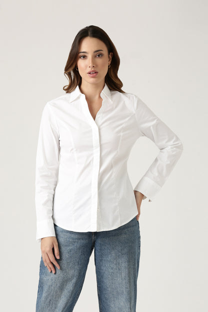 Sleek White Shirt