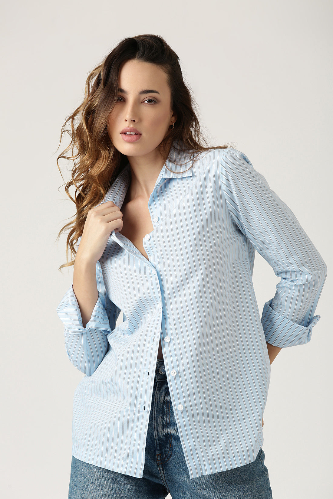 Blue Western Shirt