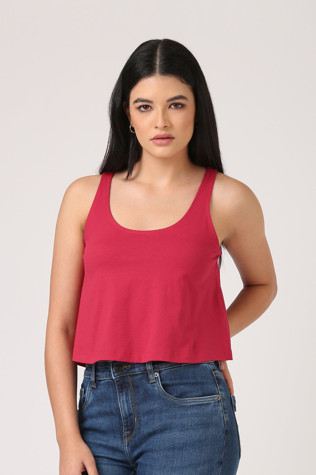 Cotton Cherry Sleeveless T-Shirt