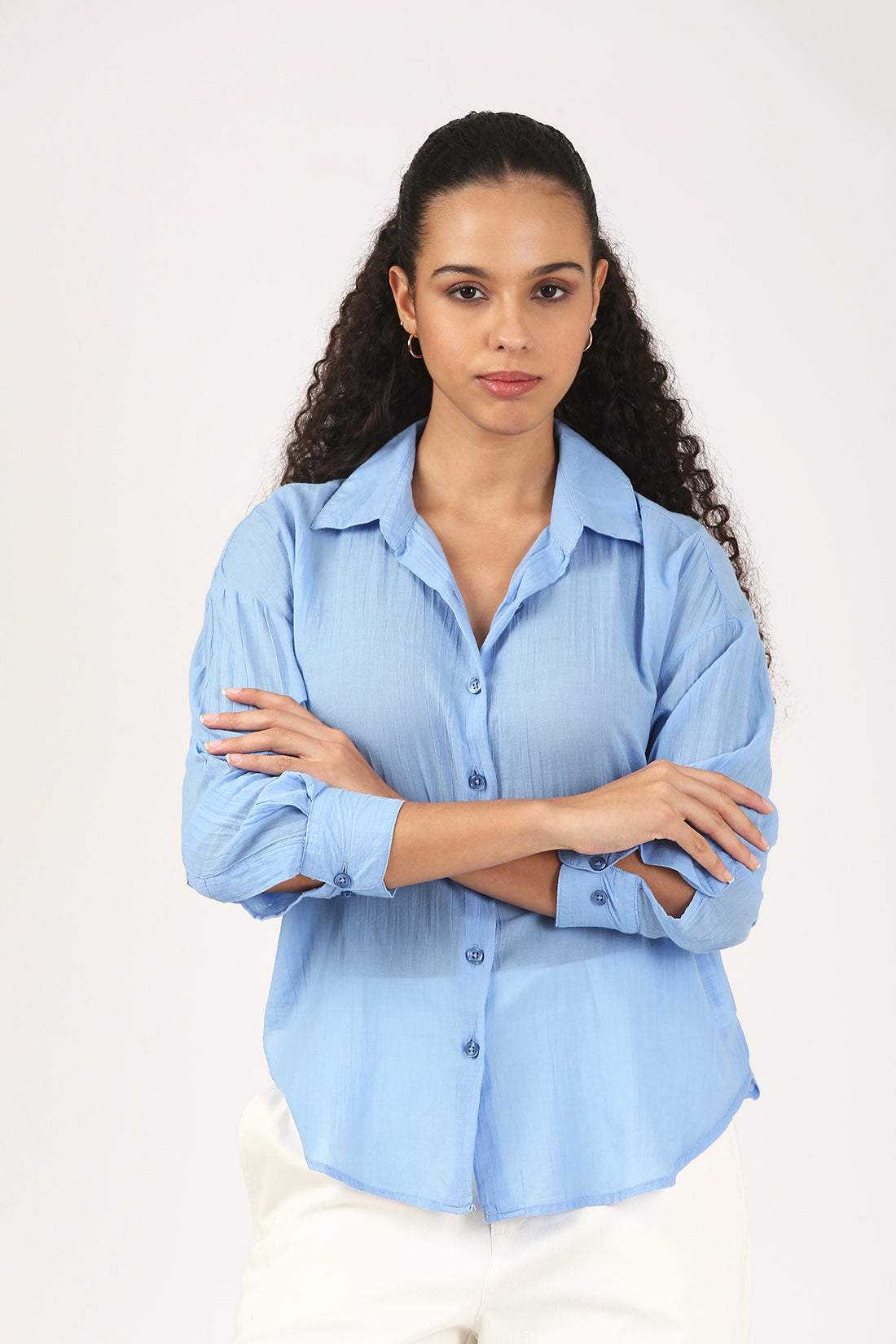 Matin Bleu Cotton Shirt