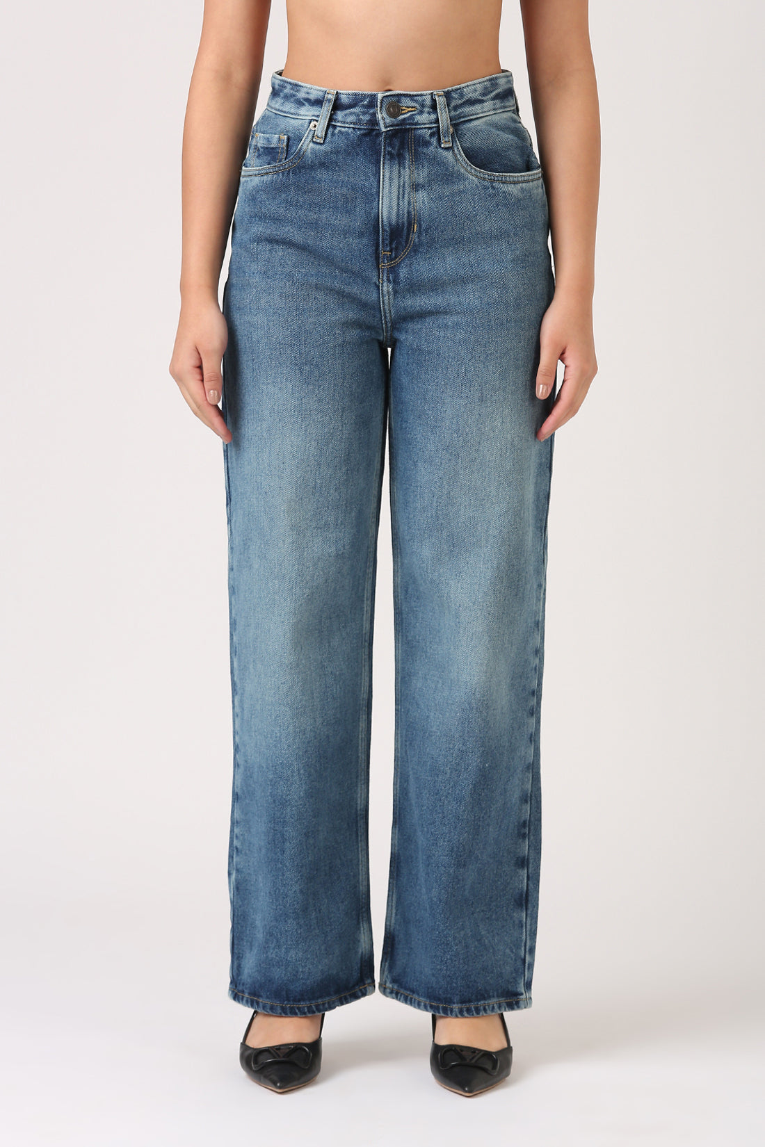 Classic Wide Leg Jeans