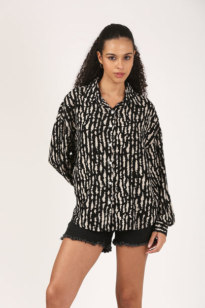 Ombre Printed Shirt