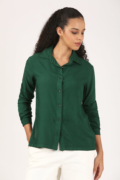 Emerald Viscose Shirt