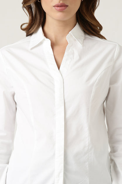 Sleek White Shirt