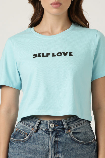 Self Love Crop Tee