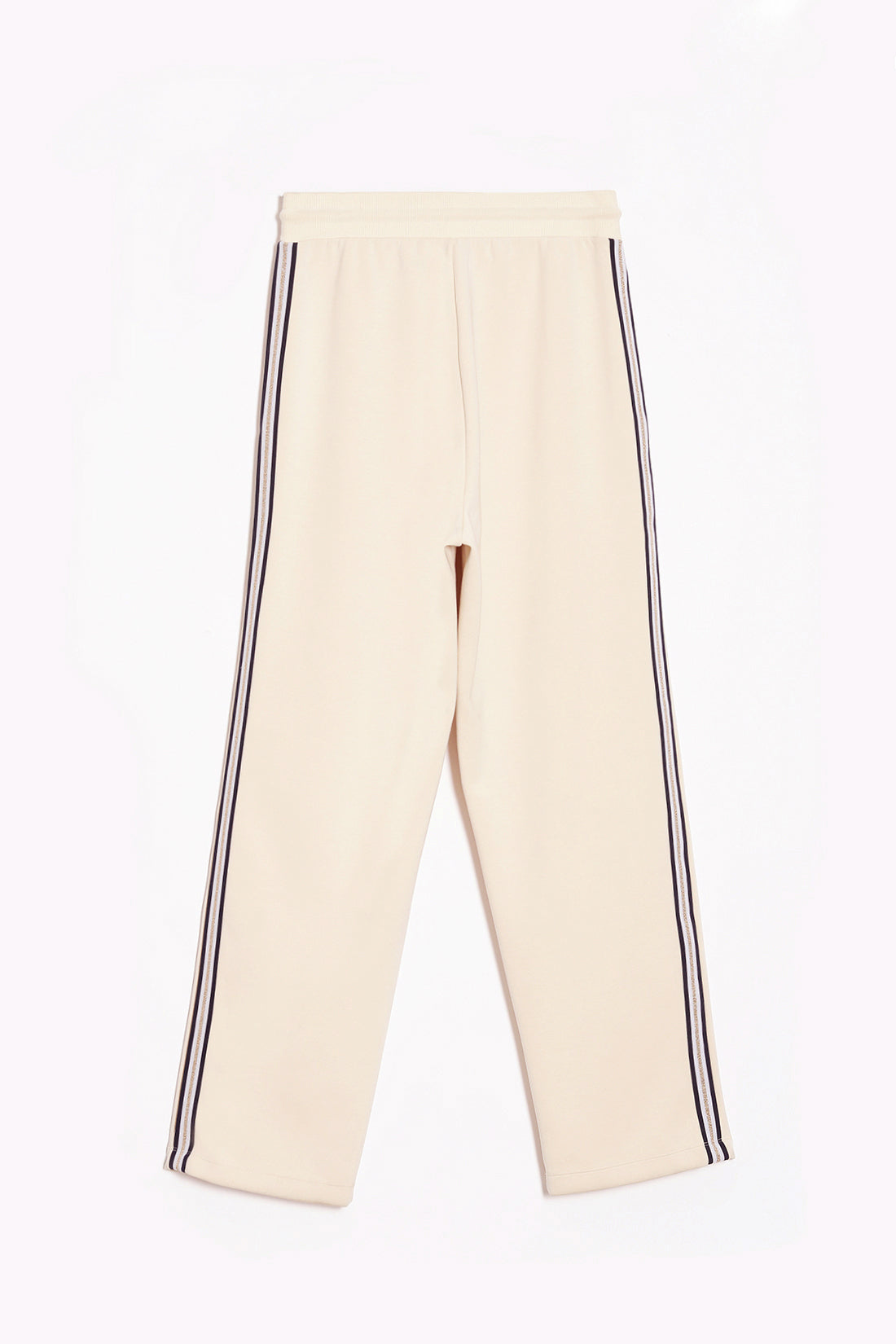 Beige Straight Track Pant