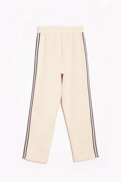 Beige Straight Track Pant