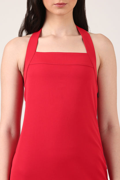 Rouge Halter Dress