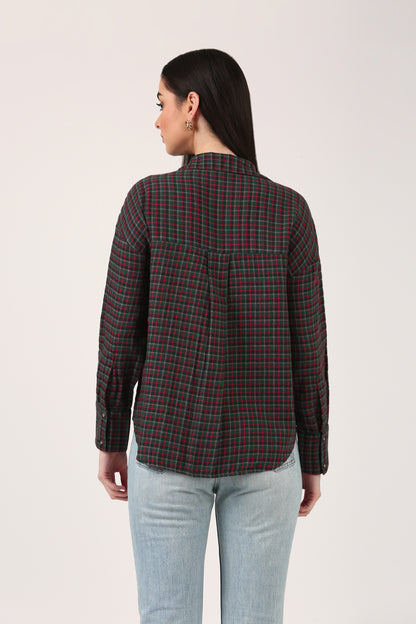 Jade Check Shirt