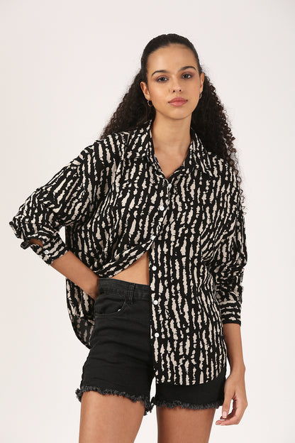 Ombre Printed Shirt