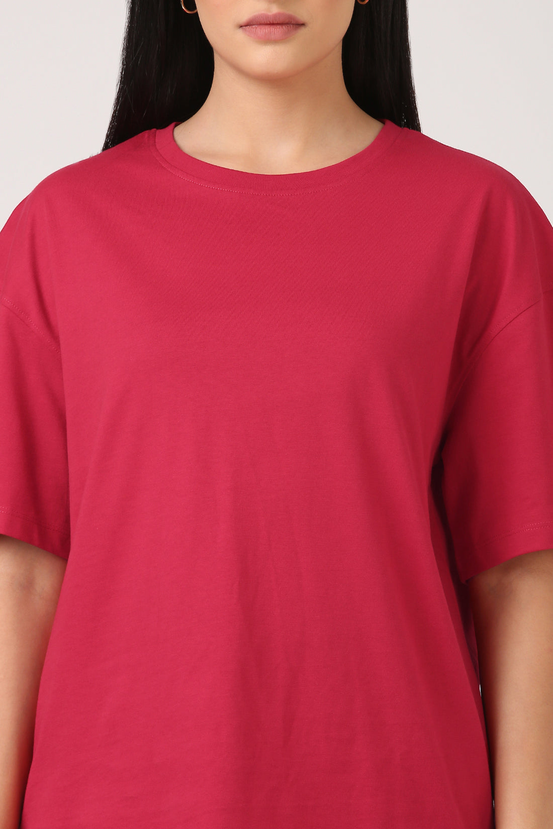 Cotton Oversized Cherry T-Shirt