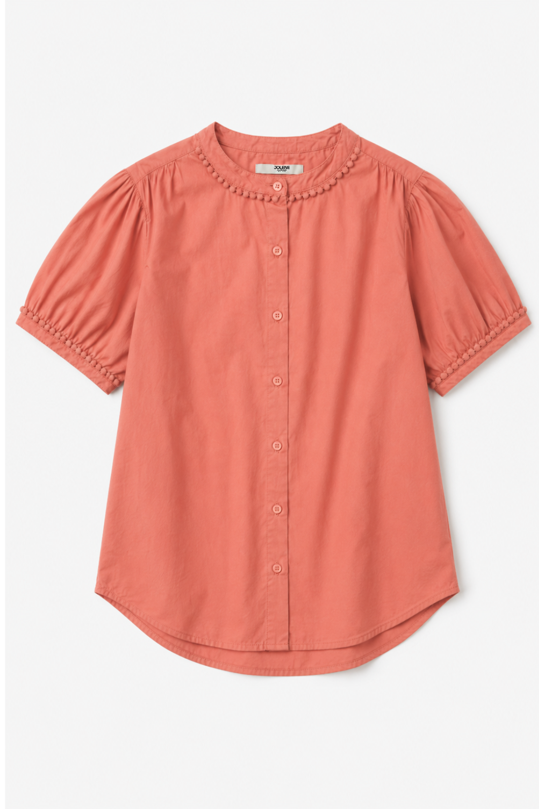 Peach Meadow Trim Cambric Blouse