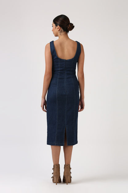 Denim Bodycon Dress Jolene Denim Bodycon Dress Jolene