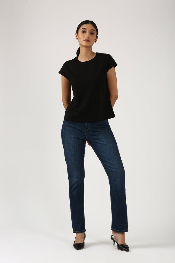 Dark Indigo Straight Fit Super Stretch Comfort Jeans