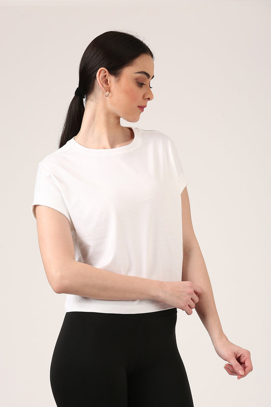 Boxy White T-Shirt