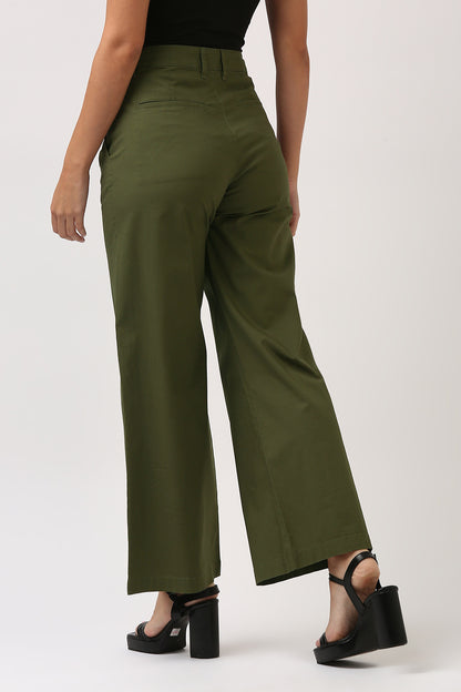 Great Comfort Pant-Ankle Length-Olive