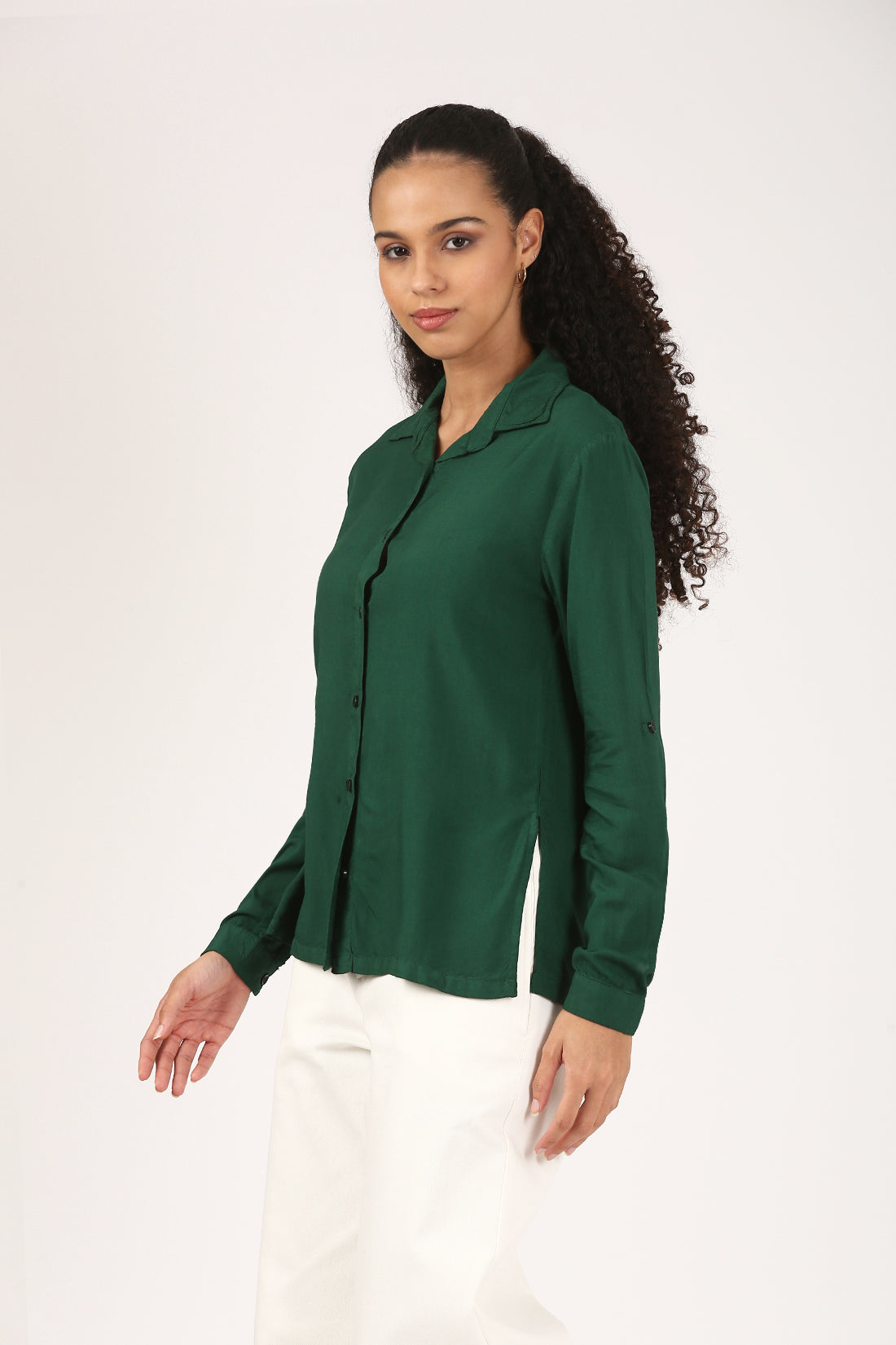 Emerald Viscose Shirt