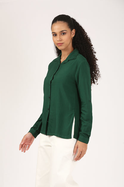 Emerald Viscose Shirt