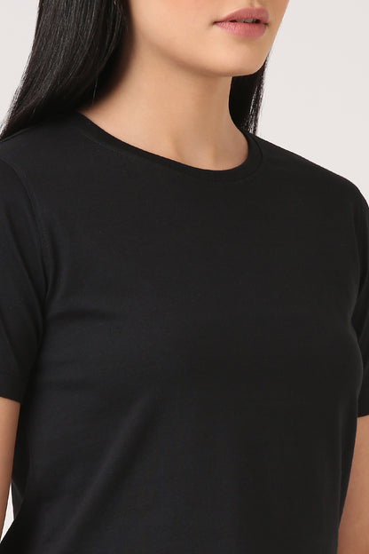 Cotton Black T-Shirt