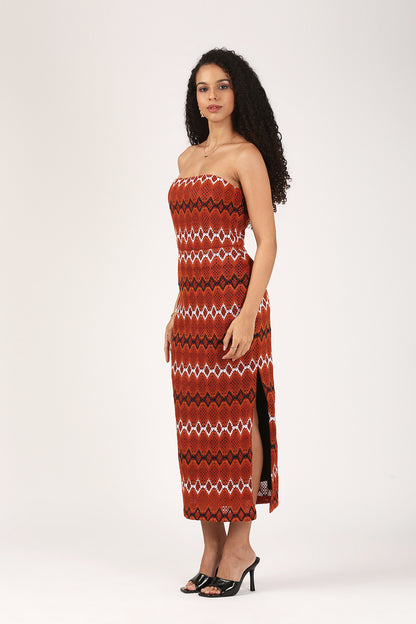 The Terra Jacquard Dress-Resort & Evening Edit