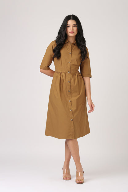 Midi Shirt Dress