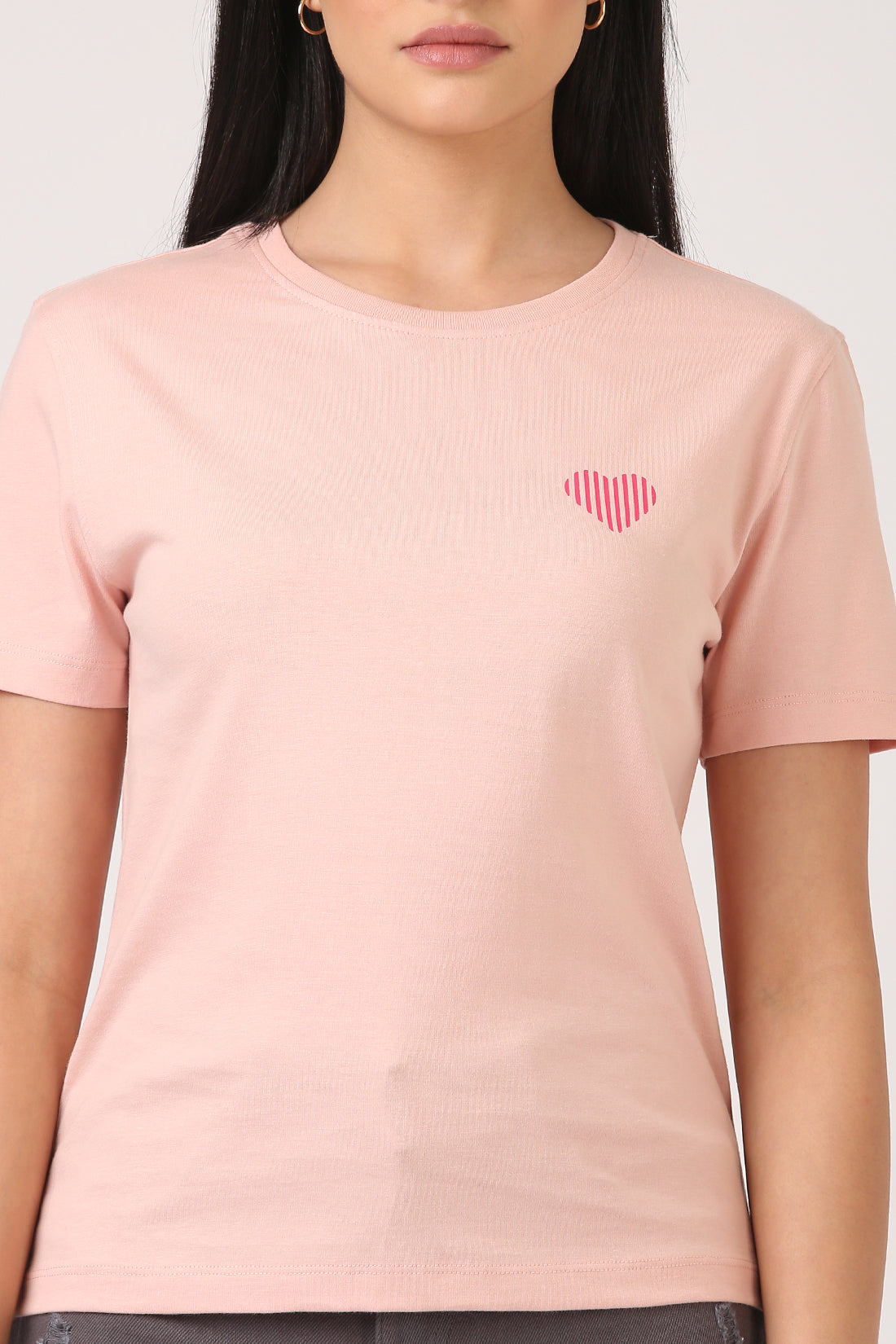 Dusty Pink Heart T-Shirt