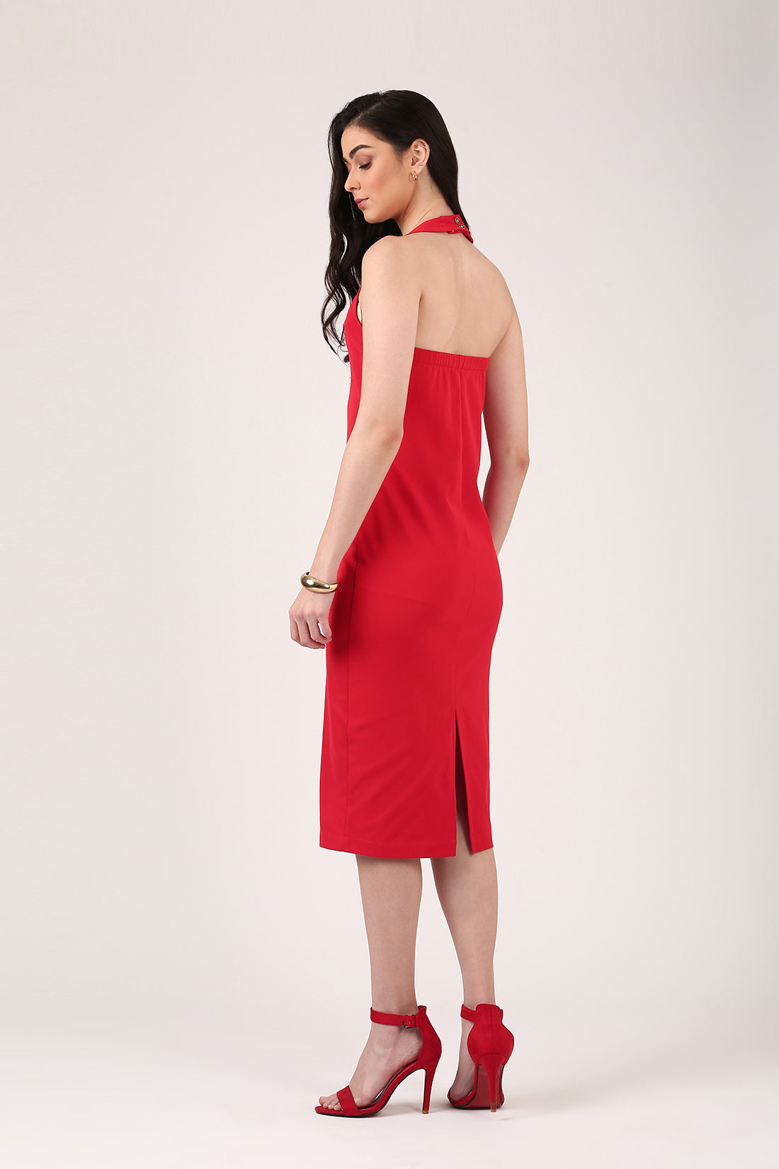 Rouge Halter Dress