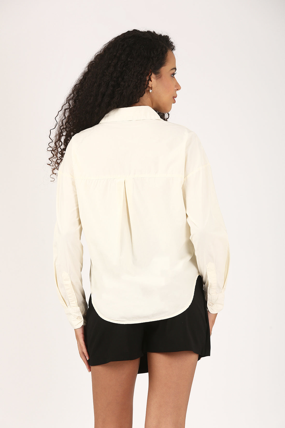 Butter Cream Cotton Shirt