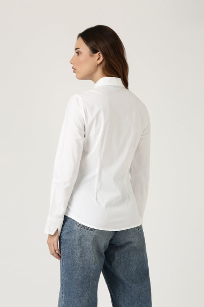 Sleek White Shirt