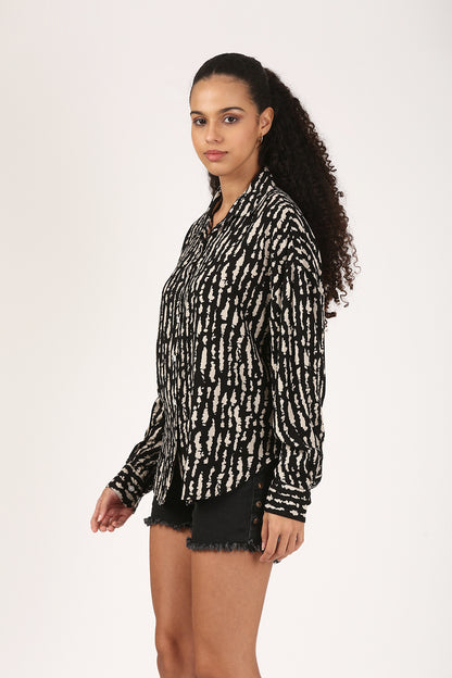 Ombre Printed Shirt