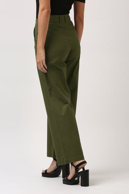 Great Comfort Pant-Ankle Length-Olive