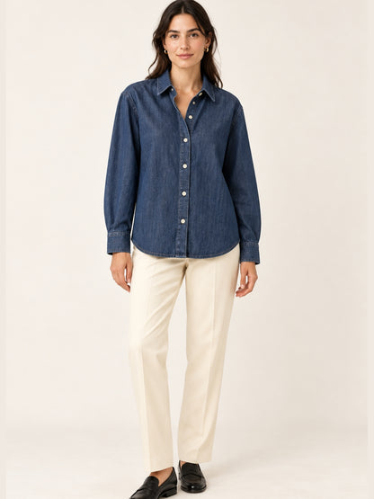 Jolene Rich Indigo Denim Shirt