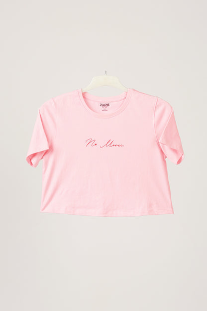 No Merci Crop Tee