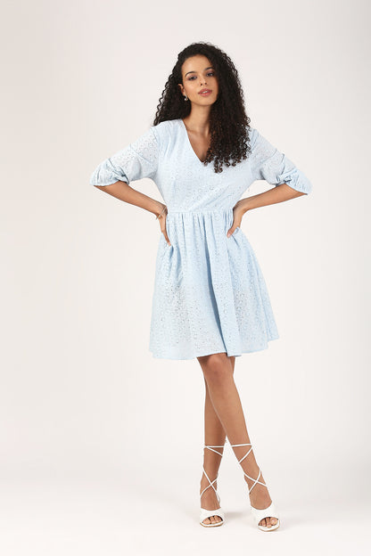 The Blue Dawn Mini Dress- The Versatile Edit