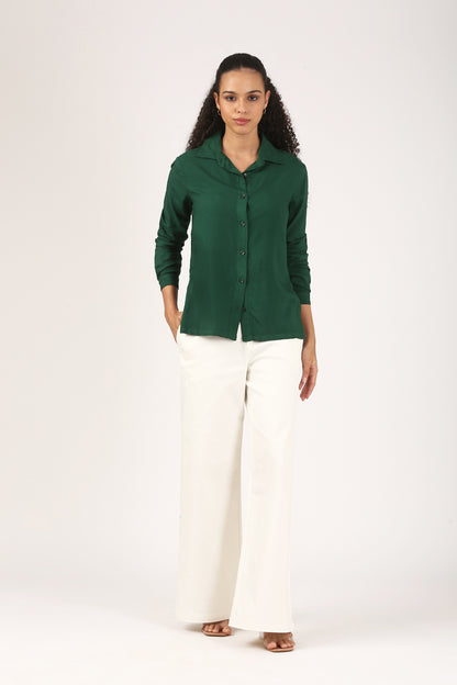 Emerald Viscose Shirt