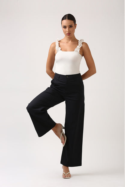 Great Comfort Pant-Ankle Length-Navy