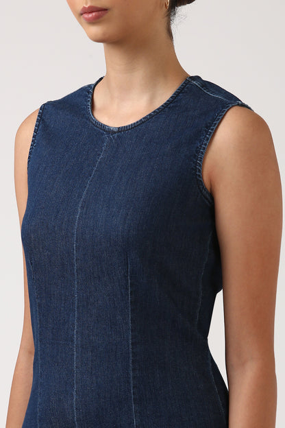 Indigo Denim Snug Fit Dress