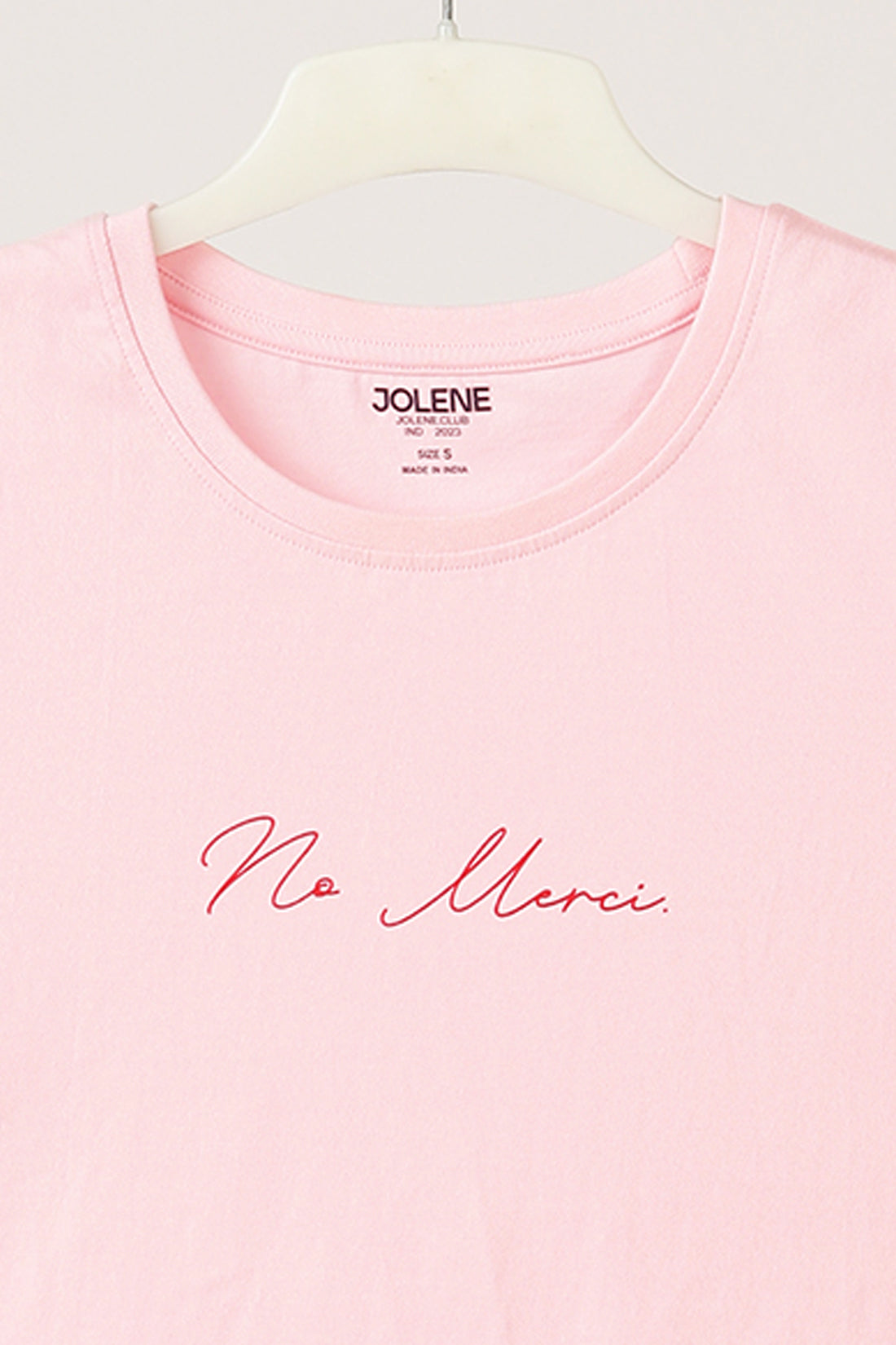 No Merci Crop Tee